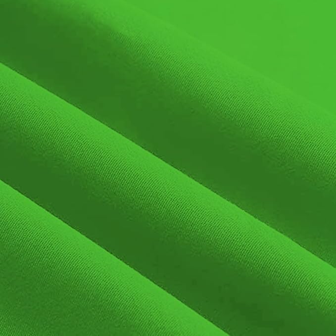 10x7 FT Polyester Photo Backdrop for Photoshoot Green Screen Backdrop Curtain,Product Photo Backdrop for Photoshoot,Photography Background for Streaming Video Studio Pure Seamless