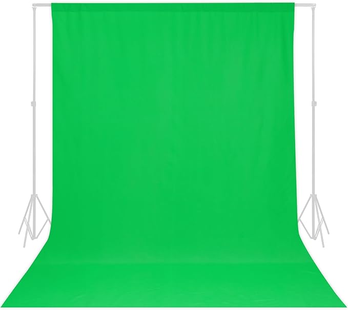 TRLYC Green Background Backdrop - 6x9 FT Backdrops Background for Photography Screen Photo Booth for Photoshoot Screen for Photo Backdrop Video Photography Studio