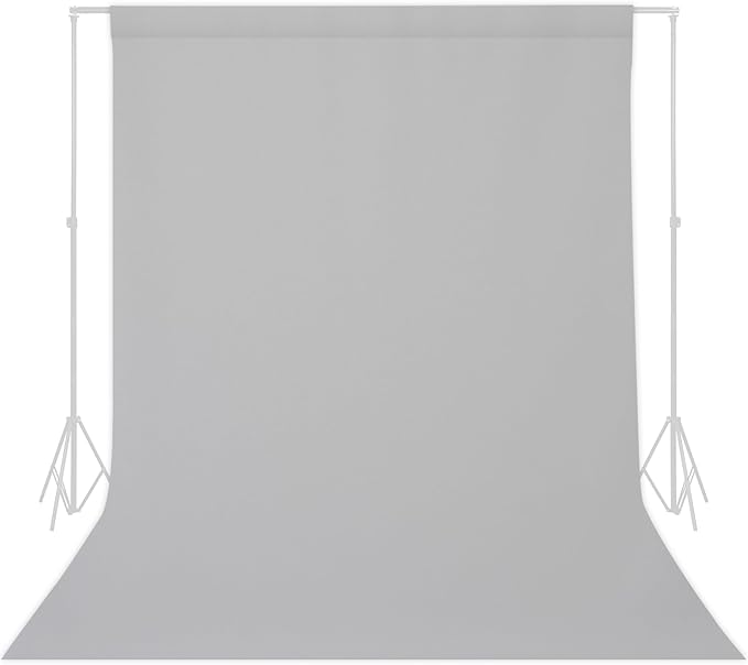 TRLYC Gray Background Backdrop - 6x9 FT Backdrops for Photography Photo Booth Photo Backdrop Fabric Sheet for Photography Screen Video Shooting Christmas Valentine's Day Background