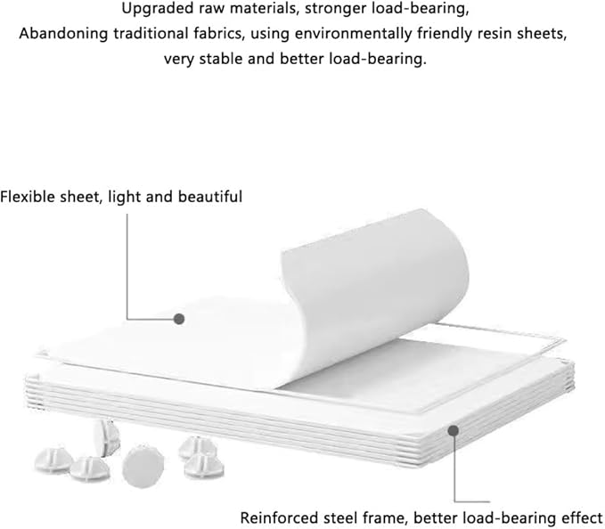 Desk Privacy Divider, Study Partition, Office Privacy Panel, Soundproof Protect Privacy, Foldable Easy to Store, Hard Material White(90CMx45CMx40CM)