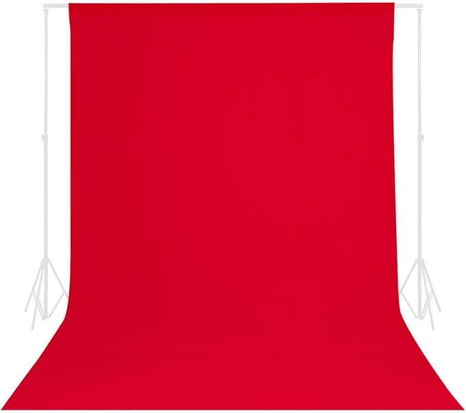 TRLYC Red Background Backdrop - 10x12 FT Backdrops for Photography Photo Booth Photo Backdrop Fabric Sheet for Photography Screen Video Shooting Christmas Valentine's Day Background