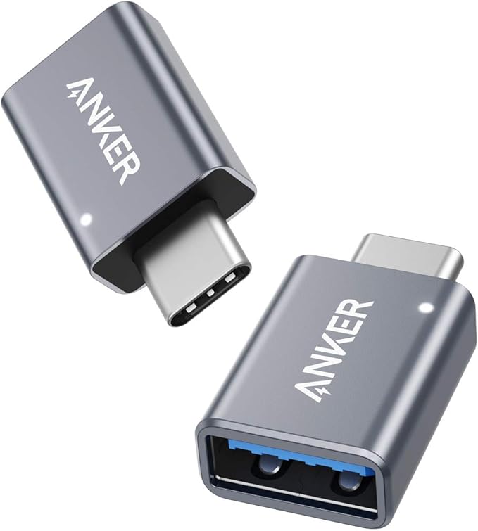 Anker USB C Adapter (2 Pack), USB C to USB Adapter High-Speed Data Transfer for MacBook Pro 2020, iPad Pro 2020, Samsung Notebook 9, Dell XPS and More Type C Devices