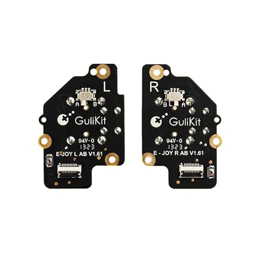 GuliKit Analog Joystick For Steam Deck LCD (Type A&B), Hall Effect No Drift Electromagnetic Thumbstick Replacement, No Soldering, One-Key Calibration, Right & Left Repair Kit with Caps(Not Fit OLED)