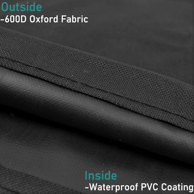 ZJYWSCH Grill Cover for Weber Slate 28" Griddle Outdoor Waterproof 600D Heavy Duty Webber Slate 28 inch Flat Top Rust-Resistant Griddle Grill Cover with Straps