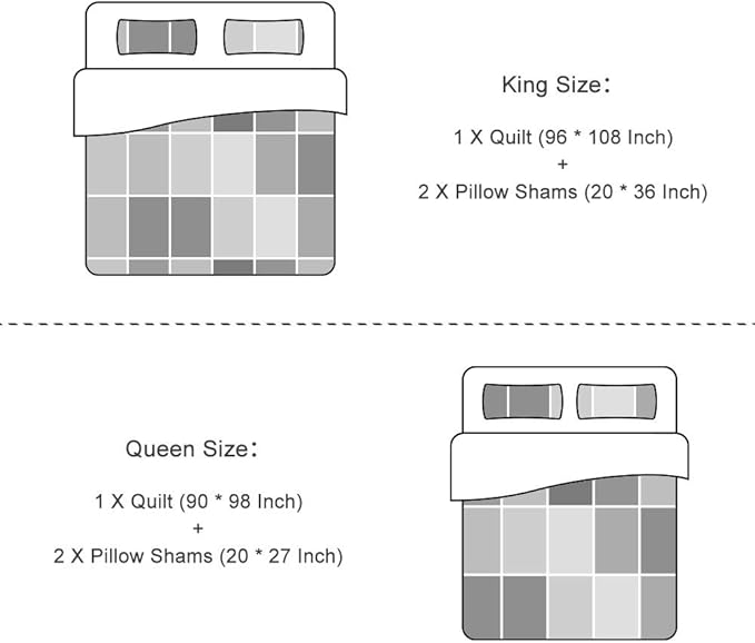 Travan 3-Piece Quilt Set Quilted Bedspread Lightweight Coverlet Set Garden Style Floral Printed Oversized Quilted Bedding Set with Shams for All Season, Flower Sea, King Size