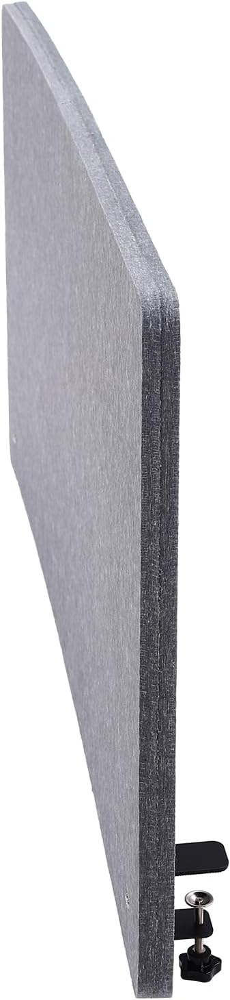 2 Pcs Desktop Privacy Panel, Sound Proof Dividers with Clamp, 60 x 16in Office Desk Divider Partition for Office Desktop Accessories Reduce Distractions