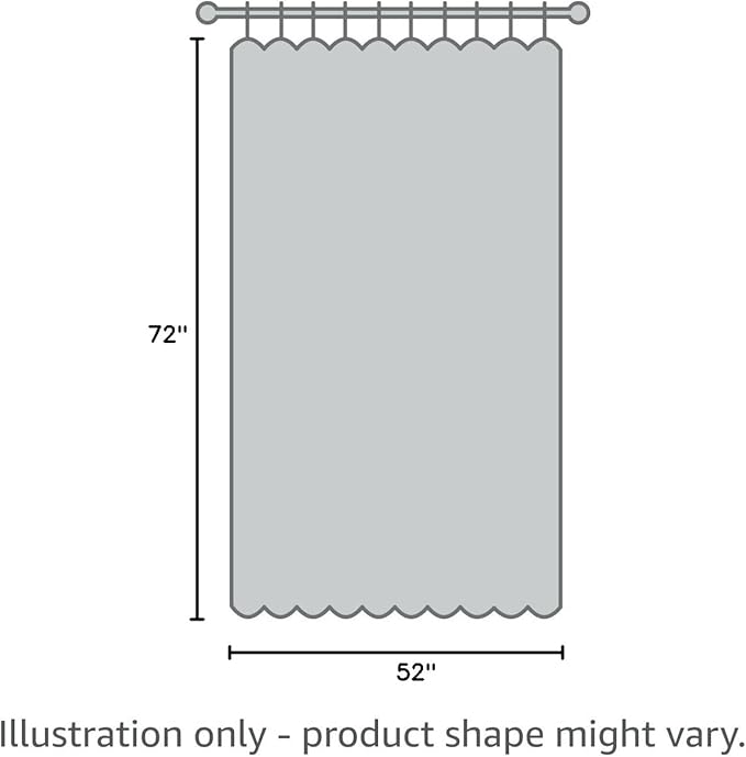 Joydeco Blackout Curtains 72 Inches Long 2 Panels Burg, Room Darkening Curtains for Bedroom, 100% Black Out Textured Thermal Drapes Privacy Protection 2 Panels Set(W52 x L72 Inch, Sky Blue)
