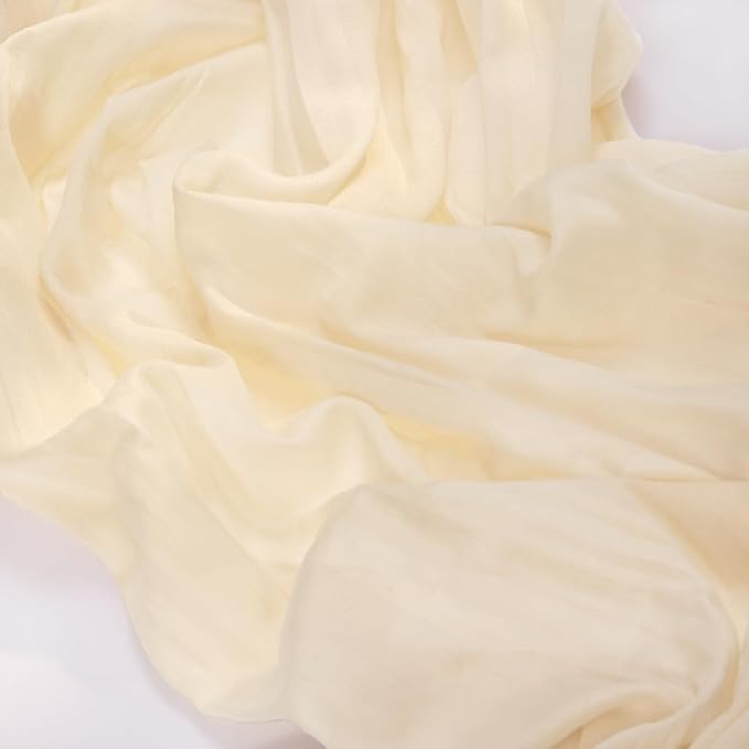 MLMC Beige Cheesecloth Table Runner 10ft Cream Rustic Gauze Cheese Cloth Table Runner 35x120 Inches Sheer Cloth Centerpiece for Wedding Baby Bridal Shower Christmas Home Decor