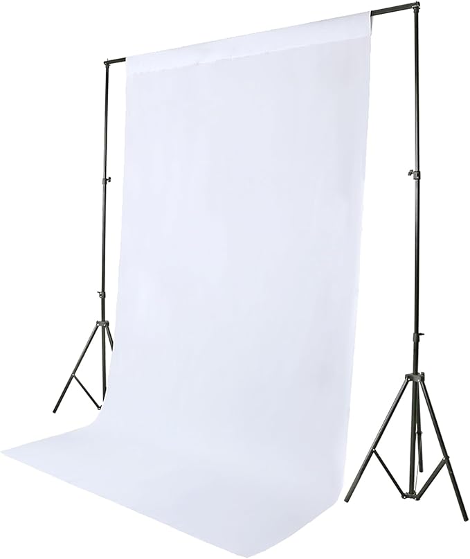 TRLYC White Photography Backdrop - 5 x 7 FT White Backdrops for Photoshoot Background Screen for Photo Backdrop Video Photography Studio Photo Backgrounds Background Screen Parties