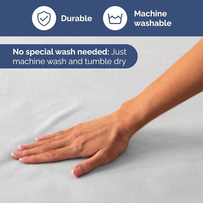 Light Blue Polka Dots Sheet Set – 1 Flat & 1 Fitted Sheet & 2 Pillowcases w/ Deep Pockets – Polka Dot Bedding - Ultra-Soft, Wrinkle & Fade Free - Comfy, Cozy, Breathable and Cooling - King Size