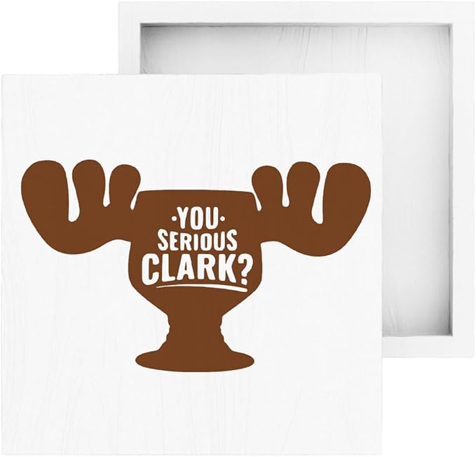 Christmas Vacation Decorations for Home Table Christmas Holiday Decor for Room Kitchen Merry Xmas Decorations for Living Room 5 x 5 Inches