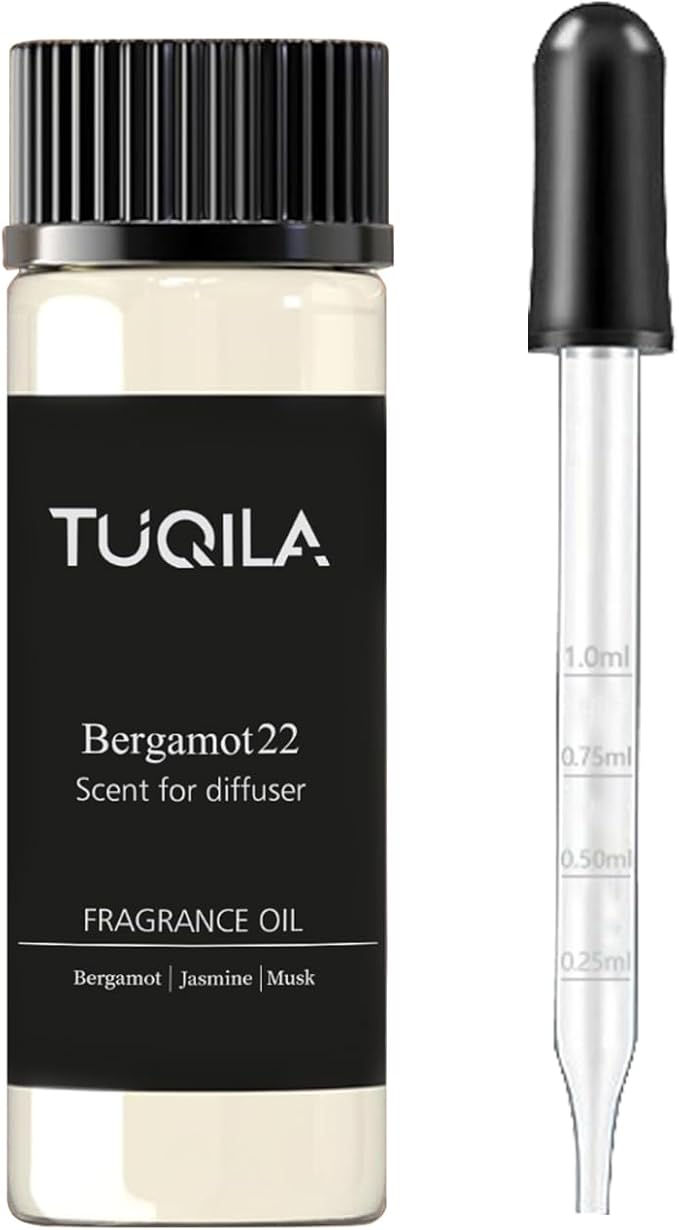 Hotel Bergamot Essential Oil 20ML Sampler Waterless Scent Oil for Cold Air Diffusers, Luxury Aroma Fragrance Oils for Home, Spa&Office-Long Lasting Aromatic Oils
