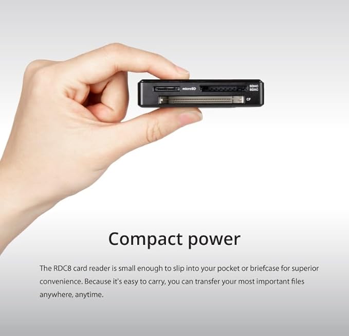 Transcend USB 3.1 Gen 1 Type-C All-in-1 Multi-Card Reader (CF/SD/SDHC/SDXC/microSD)