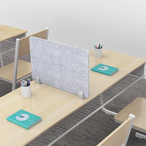Acoustic Desk Divider with Sound Proof Panel for Privacy and Noise Reduction Classroom Partition (40x60cm)