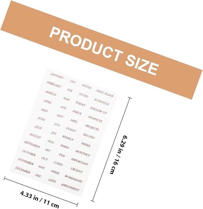 GALPADA 4 Sheets Rose Gold Foil English Phrase Stickers for Scrapbooking Journaling Monthly Planner Decoration Transparent Pet DIY Decals for Diaries and Photo Albums Creative Stationery