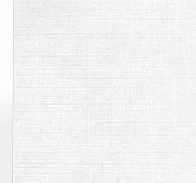 LUXPaper 8.5" x 11" Linen Paper | Letter Size | White Linen | 24lb. Paper Weight (60lb. Text) | 50 Qty