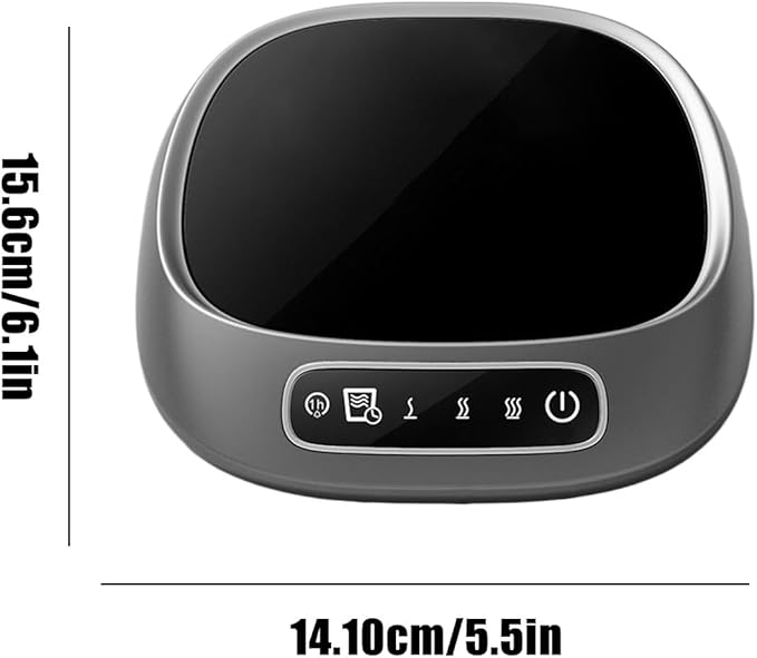 Coffee Mug Warmer - 11x12.5x3.40cm Electric Coffee Cup Warmer for Desk, 55℃ Temperature Control Smart Coffees Heater, for Heating Coffees, Milk, Beverage, Cocoa, for Home Offices Christmas Birthday