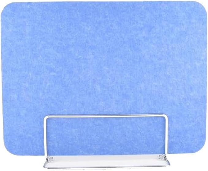 Soundproof Desk Partition,Acoustic Desk Privacy Divider 2 Pack Purple 30X100Cm Freestanding Noise Reducing Panel for Table Standing Soundproof Desktop Office and Classroom Pri,Blue,30X120Cm