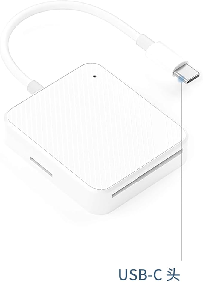 Multi-Slot High-Speed Type-C USB-C Memory Card Reader Smart Media M2 SD SM XD 4-in-1 Adapter Hub Multi-Card Reader Accessory