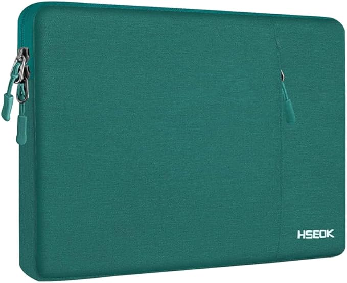 Hseok Laptop Case 15.6 Inch Sleeve, Shockproof Protective Water Repellent with Accessory Pocket,Compatible with Mac Pro 16 inch 2025-2019, Sleeve Bag for Most 15 15.6 16 Notebooks,D01E01