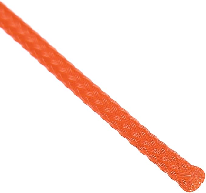 uxcell PET Expandable Sleeving 10ft 1/8" Orange Cable Management Sleeve Cord Organizer for Wrap Protect Cable
