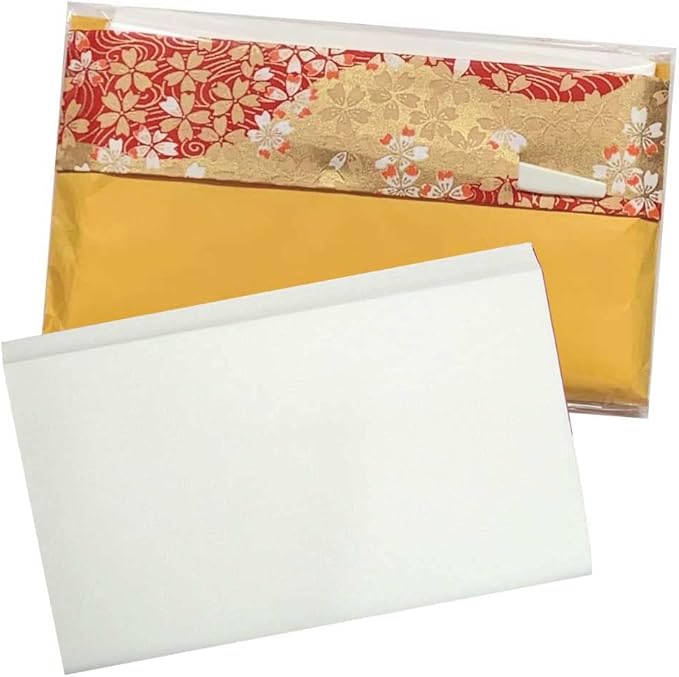 Mino Washi Japanese Toraditional Kaishi Ppaper 30 sheets of Plain Kaishi Paper in Japanese Colorful Yuzen Paper Poach with Sweet Pick [Yellow], 5.7 x 6.9 inches(145 x 175 mm)