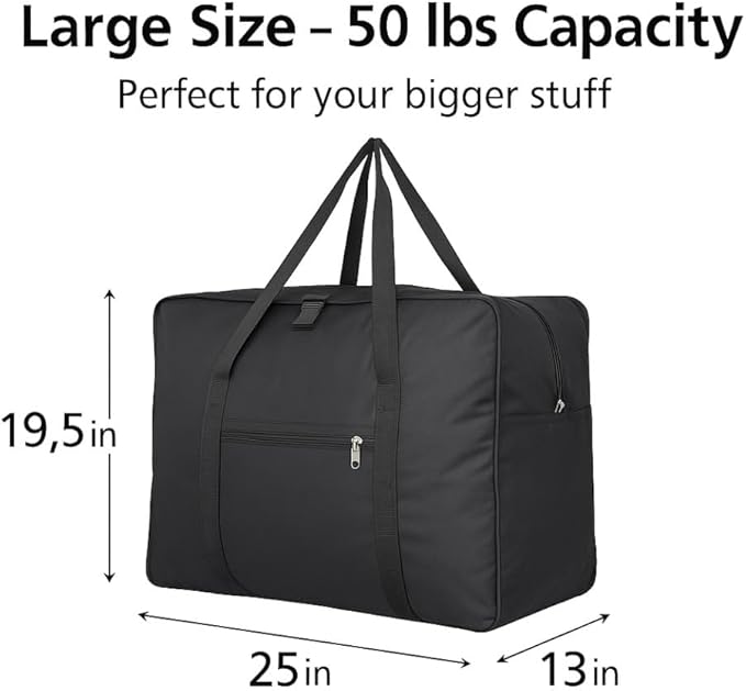travel bag, Square Cargo Travel Duffle Bag Bolsa Maleta de Lona Cap Luggage Tote, 25x19x13, TSA Aprove, load up to 50 lb