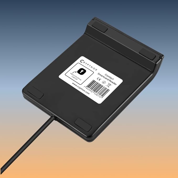 Contact Smart Card CAC Reader USB C & A, DOD Military USB Common Access CAC Reader Military, Compatible with Windows, Mac OS, Linux, CCID ISO7816, Rohs, CE Certified