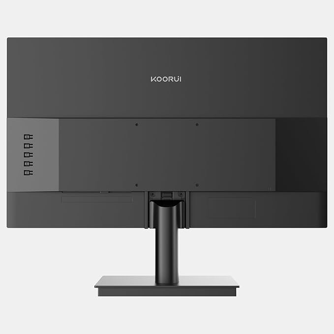KOORUI 24 Inch 144Hz IPS Computer Monitor Full HD 1920 x 1080p Ultra-Slim Display with HDMI VGA, Adaptive Sync, 99% SRGB, VESA 100x100mm, Eye Care, Tilt, Black, E2411K