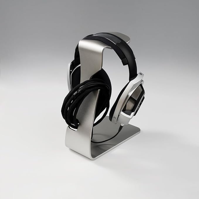 Premium Anodized Aluminum Headphone Stand, Gaming Headsets Holder, One-Piece Design, Headphone Holder on desk, Compatible for Sennheiser, Bose, Beats, Razer, AKG, Airpod Max, HyperX, Sony PS4 et.
