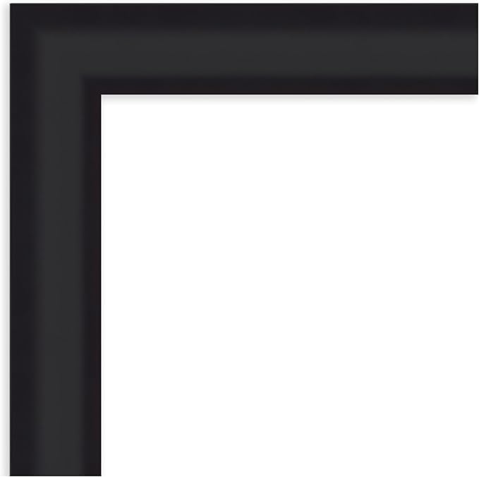 Amanti Art Black Framed Magnetic Board 25x25 Medium Vision Board for use with Magnets, 100% Metal Sheet to Display Items as Office Decor or for Home Organization in mudroom, Kitchen or Kids Room