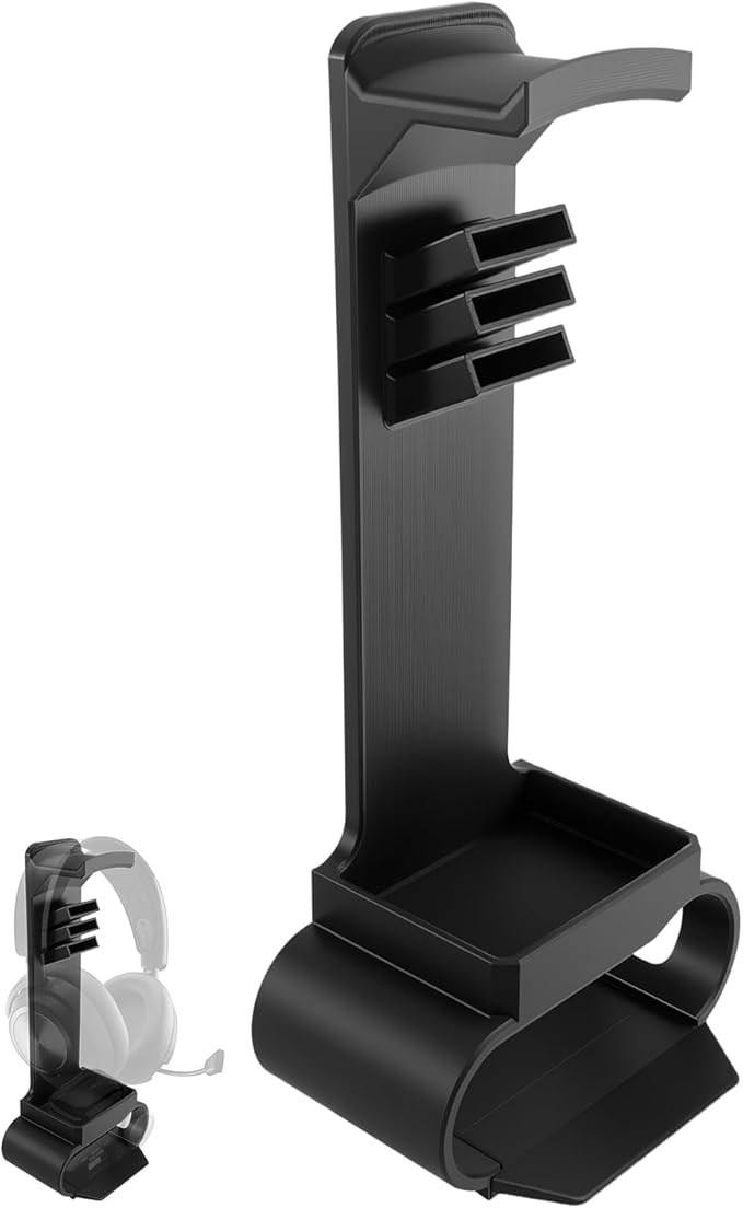 GRSVDF Headphone Stand Compatible with SteelSeries Arctis Nova Pro Wireless Headsets with Dock for Wireless Base Station