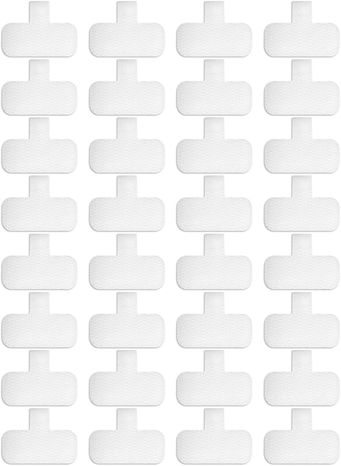 32 Pcs Cable Labels - Write On Wire Tags for Electronics & Computers, White, 1.5" x 0.67"