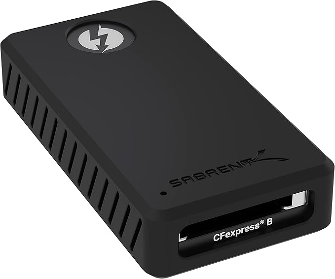 SABRENT Thunderbolt 3 & USB 3 Type C to CFexpress Card Reader (CR-T3CF)