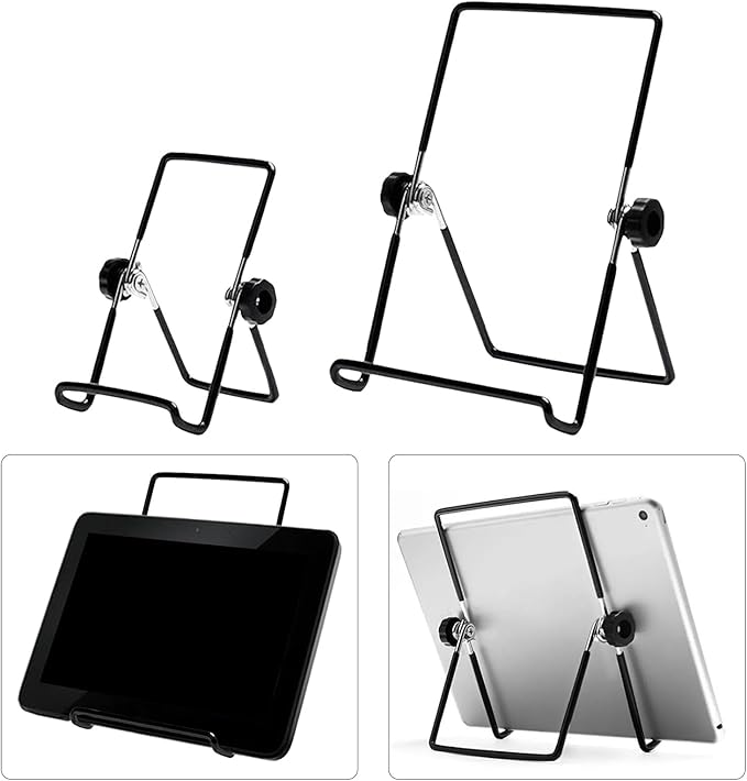 Shurhome Portable Laptop Desk Mount Stand Adjustable Height Tablet Slip Simplifys Charging for Foldable Tablet Stand