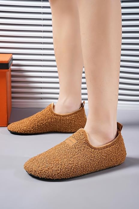 SLEVEL Lightweight Non Slip Travel Indoor Grip House Slipper Socks Unisex Adult Around The House Floor Home Shoes for Women Men