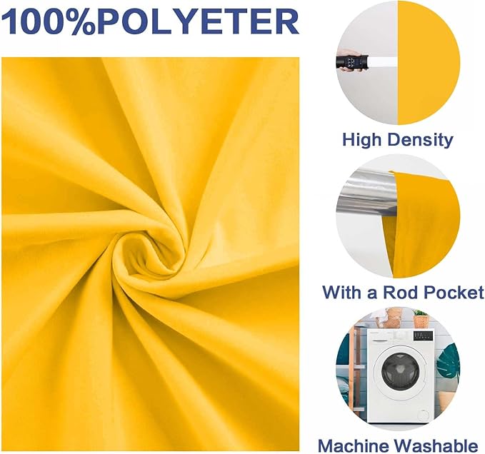Photo Backdrop Yellow Screen Background Fabric Professional Photography Solution 5x7ft Seamless Design Eliminate Wrinkles Short Video Food Photography Summer Theme Event