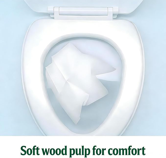 Disposable Toilet Seat Covers, Flushable Travel Disposable Toilet Seat Covers for Adults Kids Potty Training, Travel Essential Accessories for Airplane, Road Trips, Camping (20)