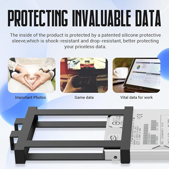 Portable External Hard Drive Storage Expansion Mobile HDD USB 3.0 for PC, Mac, Desktop, Laptop, PS4, PS5, Xbox One X/S, Xbox 360, Xbox Series X/S, Office & Game (White, 500GB)
