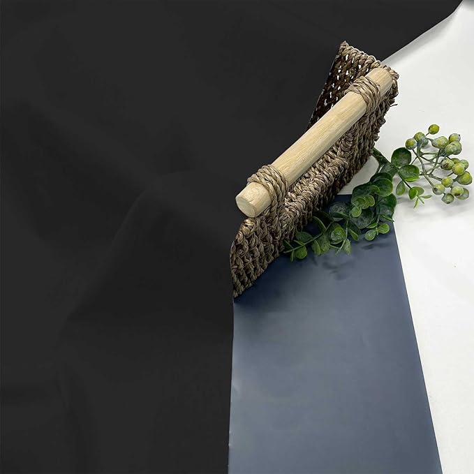 Black Photo Backdrop for Photoshoot Black Background for Photography Photo Backdrop Curtain for Party 5 x 7 FT