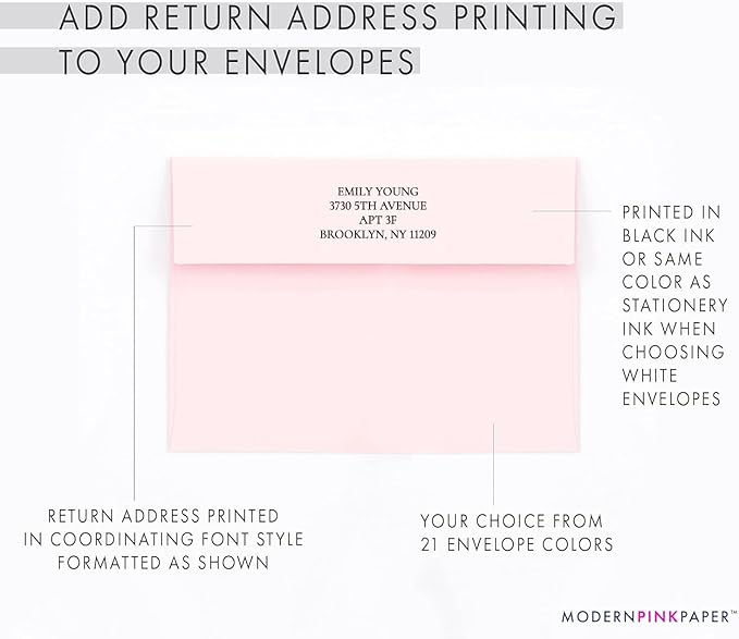 Personalized Hydrangea Stationery Cards And Envelopes Set, FLAT Watercolor Flower Cards With Name, Blue Hydrangea Notecards For Studying, Floral Note Card Set, Your Choice of Colors and Quantity