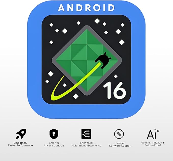 DOOGEE Tab A9 Pro+(2025) Android 16 Tablet with Keyboard,11 inch Tablet with Gemini AI,30GB+128GB/TF 2TB Octa-Core Gaming Tablets,90Hz Display,8580mAh,Netflix 1080P,BT 5.0+5G WiFi,13MP+5MP,Face ID