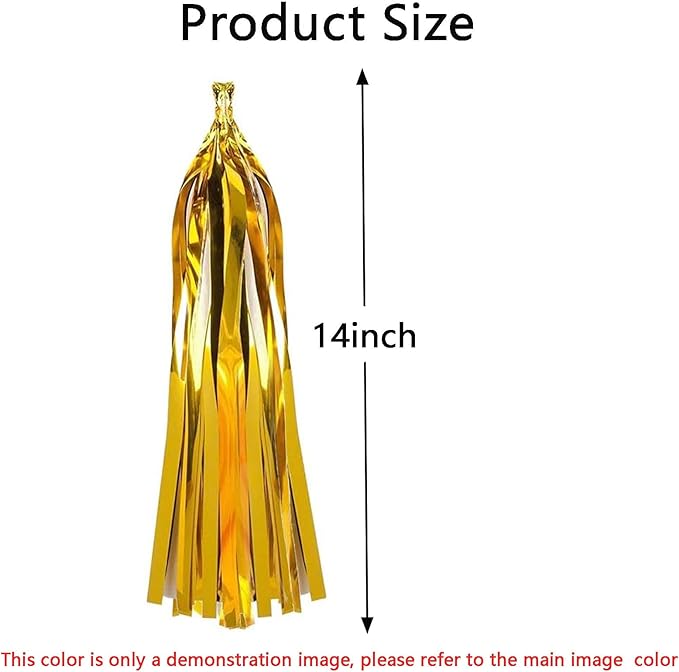 We Moment White Tissue Paper Tassels Party Tassel Garland Banner for White Party Decorations, DIY Kits,15PCS