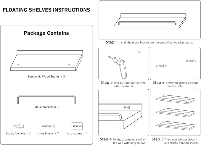 RYOFOBETTO Small Floating Shelf, 6X6 Inches Farmhouse Wall Shelves for Living Room, Bedroom, Picture Frames, Plants, Kitchen, Set of 3 (Pink and White)