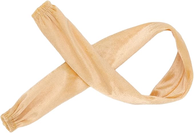 Chain Cover Wire Flannelette Cloth, Cable Cover Chain Sleeve with Zipper, 60cm Length 5cm Width Fabric Cover for Chandelier Chain Protection, Isolate Water and Dust for L (Beige)