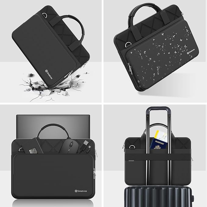 Smatree CityEdge Laptop Sleeve Case for 15.6inch HP Pavilion Laptop 15/15t/15z,for ZBook Power G10A/G10/G9, for EliteBook 655/650 G10/G9,for HP ProBook 455 G10,for Envy x360 15/Pavilion x360 15 (CE04)