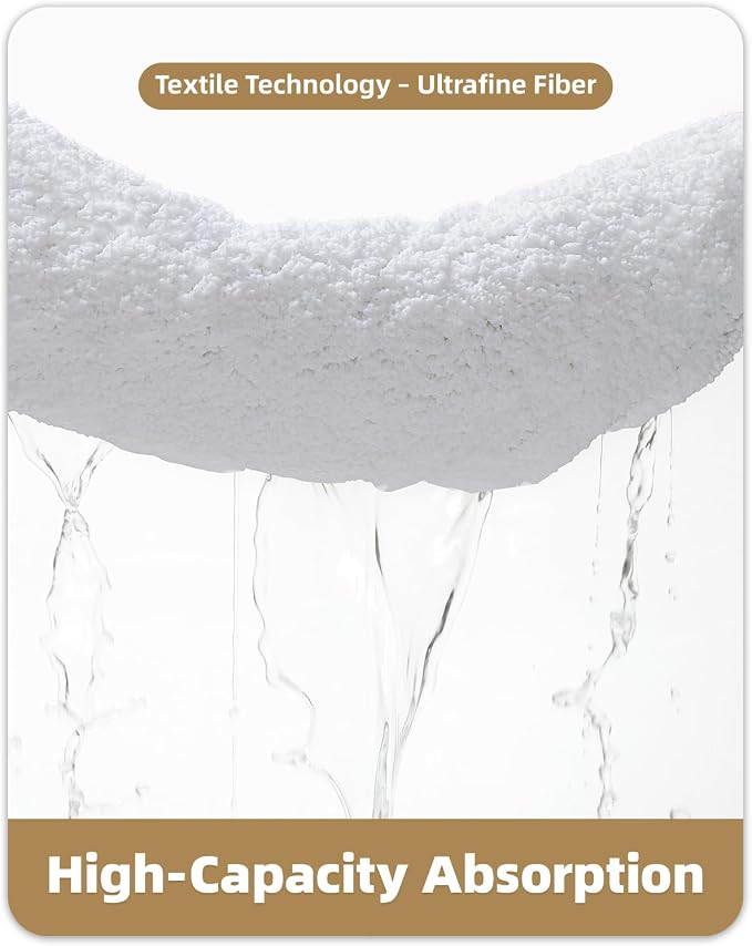 Color&Geometry Simple and Stylish Bath Mats for Bathroom Non Slip, 20"x32" White Bathroom Rugs, Absorbent, Soft, Washable, Microfiber Shower Mat