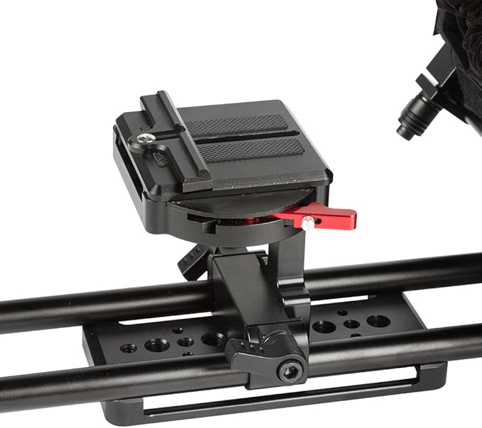 Ikan 12-inch Portable Teleprompter Kit, Adjustable Glass Frame, Easy to Assemble, Extreme Clarity (PT1200) - Black