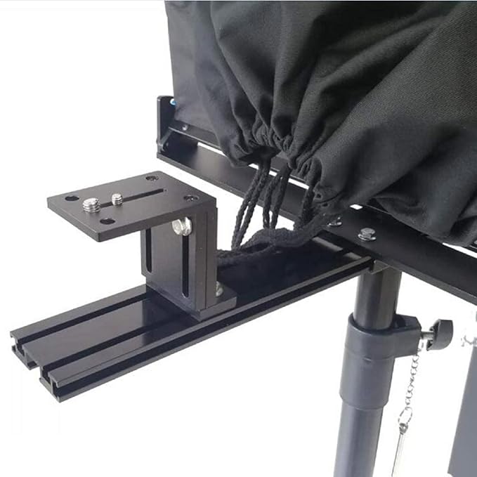 22 Inch Large Teleprompter for Computer Laptop, Professional Video Camera Tablet Prompter with Beamsplitter Glass & Aluminum Carry Case, for TIK Tok Live Short Videos Speech