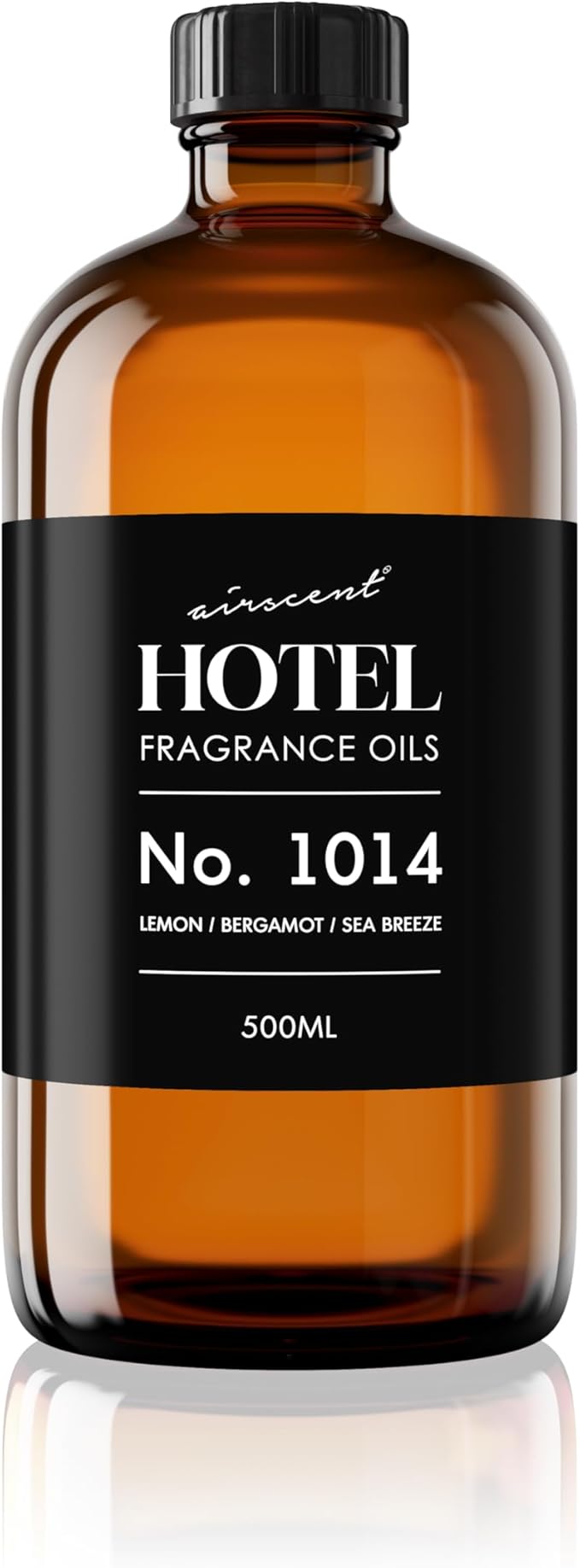 AirScent Hotel Diffuser Oil No. 1014 Inspired by The Iconic 5-Star Hotel Coastal Blend - Lemon Bergamot Sea Breeze - 500 mL Fragrance Oil for Ultrasonic and Waterless Diffusers and Crafting